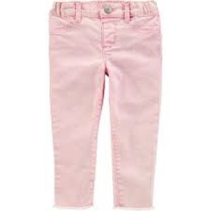 Toddler girl Oshkosh Pink acid wash jeggings